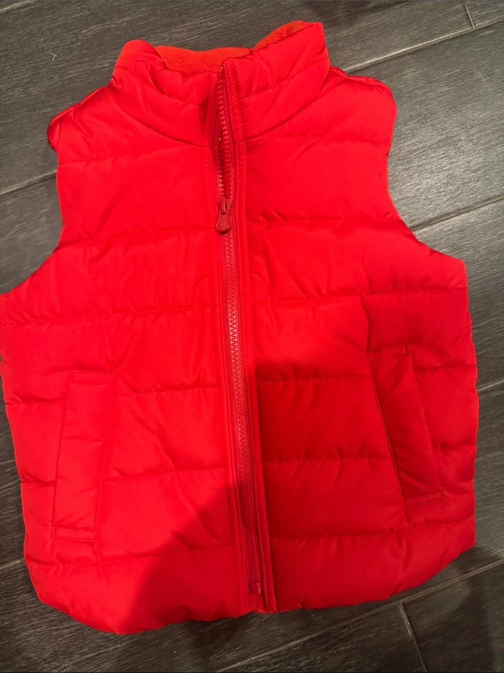 GAP Bright Red Puffer Vest for Kids